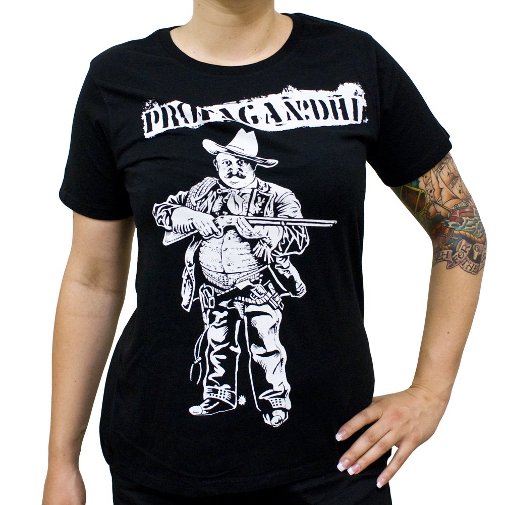 Propagandhi (Cowboy) Fitted Girl T-Shirt